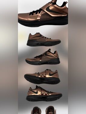 Nike Zoom KD 4 "Christmas" (2024), Men’s bronze and black